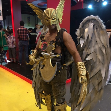 Cosplayer at the ComicCon.